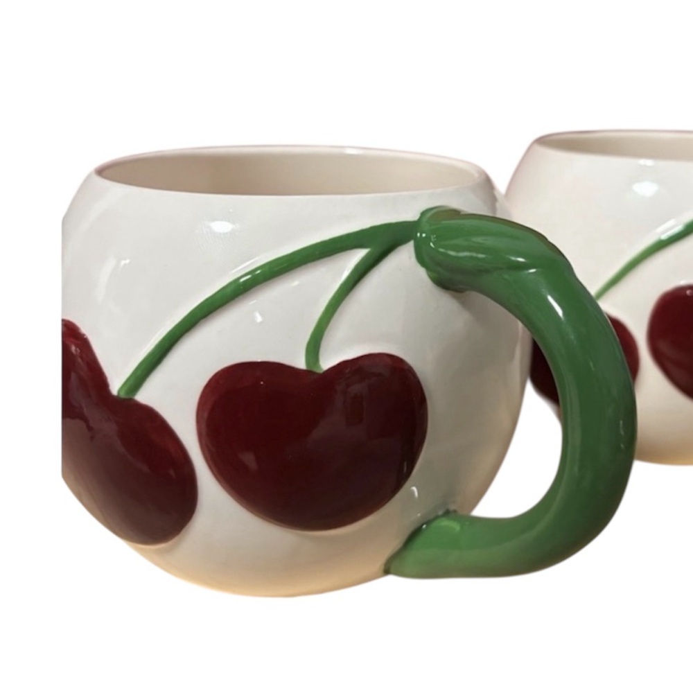 BOGO Cherry Themed Ceramic Mug